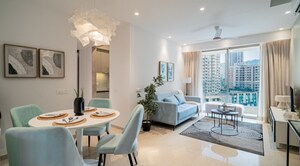 Living Room in 3 BHK Apartment at Hiranandani Highland, Powai – for Sale