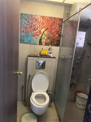 Bathroom in 2 BHK Apartment at Five Star Royal Entrada, Wakad – for Rent