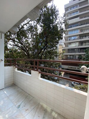 Balcony in 3 BHK Apartment at Khar West – for Rent