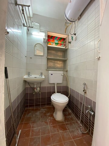 Bathroom in 3 BHK Apartment at Khar West – for Rent