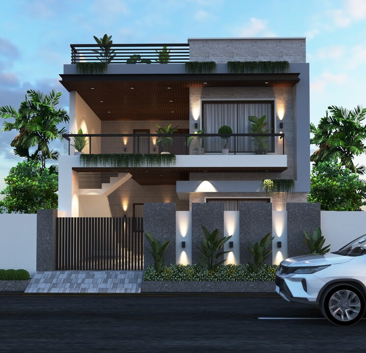Exterior View, kharar mohali road 3 Bedroom 100 Sq.Yd. Independent House In Kharar Mohali Road Kharar 9612658