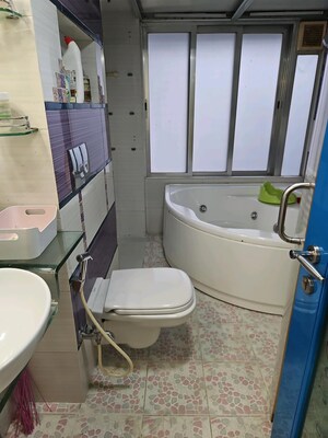 Bathroom in 3 BHK Apartment at Malabar Hill – for Rent