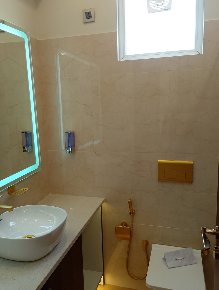 Bathroom, jms-the-majestic 3 Bedroom 1350 Sq.Ft. Apartment In Manesar Sector 9 Gurgaon 9612719
