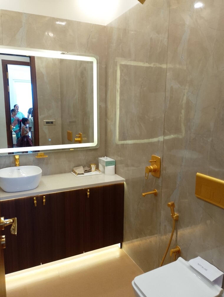 Bathroom, jms-the-majestic 3 Bedroom 1350 Sq.Ft. Apartment In Manesar Sector 9 Gurgaon 9612719