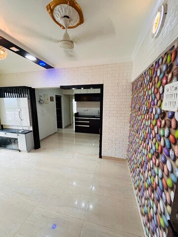 Living Room in 2 BHK Apartment at Kings Anand Sham, Bhandup East – for Rent