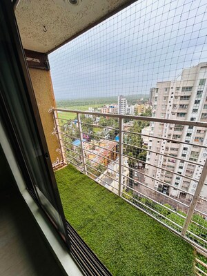 Balcony in 2 BHK Apartment at Kings Anand Sham, Bhandup East – for Rent