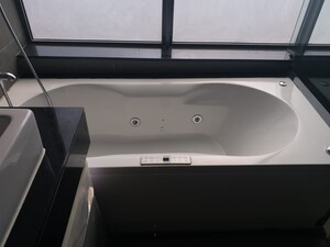 Bathroom in 4 BHK Apartment at Tata The Promont, Hosakerehalli – for Rent