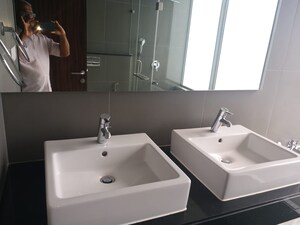 Bathroom in 4 BHK Apartment at Tata The Promont, Hosakerehalli – for Rent