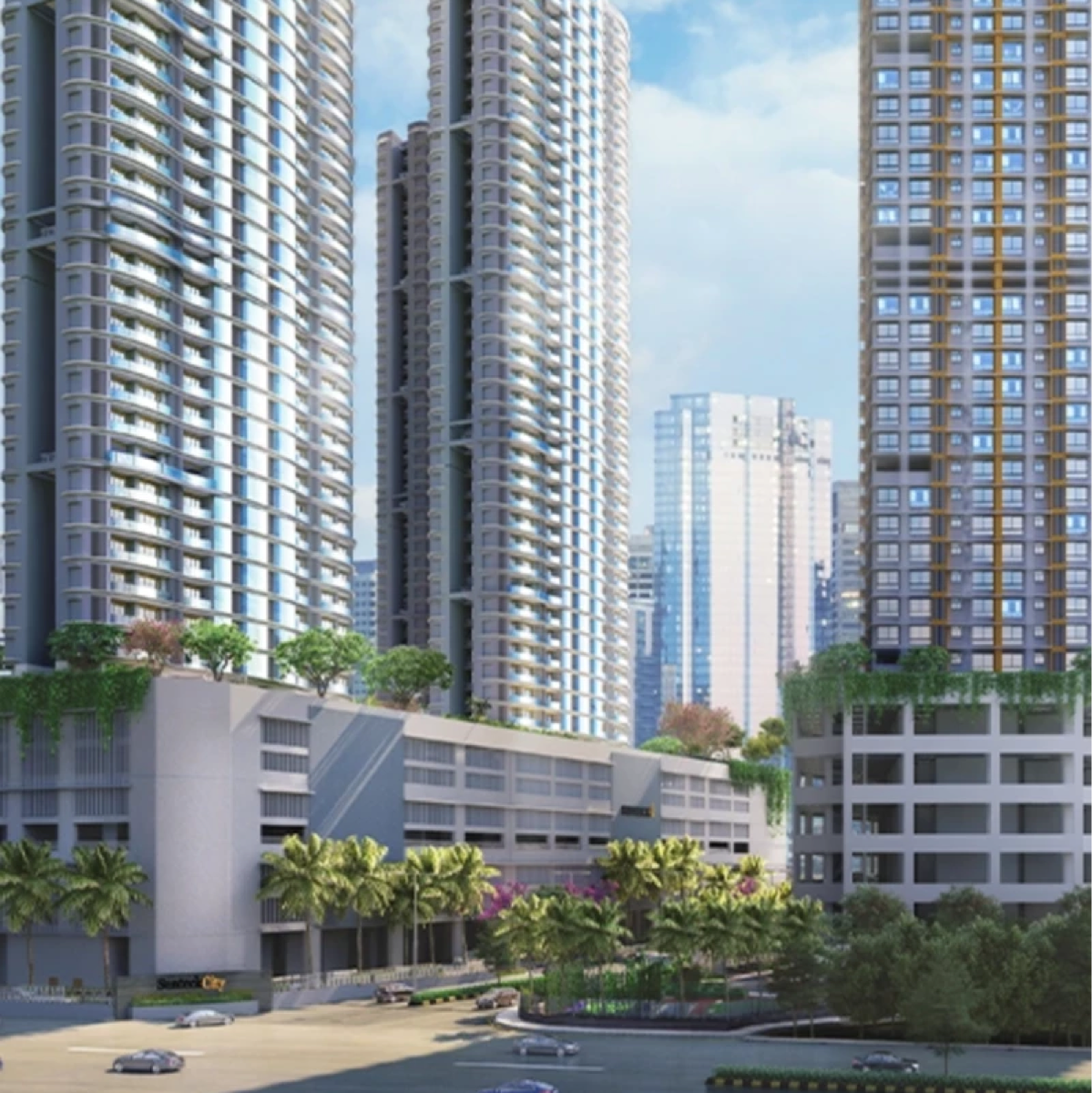 2 BHK 627 Sq.Ft. Apartment in Sunteck City Avenue-2