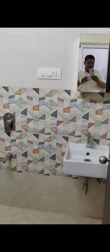 Bathroom in 1 BHK Apartment at Sai Venkatesh, Kalyan West – for Rent