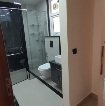 Bathroom in 2 BHK Independent House at Lajpat Nagar I – for Rent