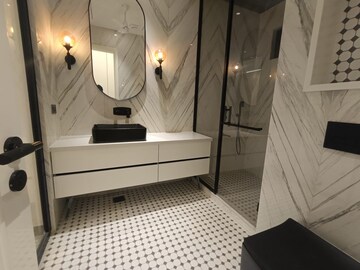 Bathroom in 4 BHK Builder Floor at Janakpuri – for Sale