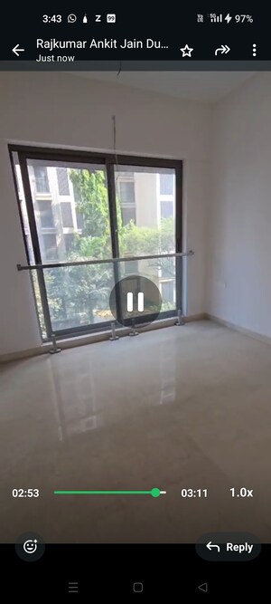 Room in 3 BHK Apartment at Adani Ten BKC, Bandra East – for Rent