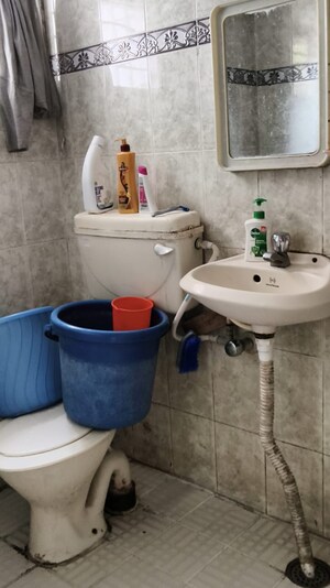 Bathroom in 2 BHK Apartment at Abhinav Poorna Palace, Basavanagudi – for Sale