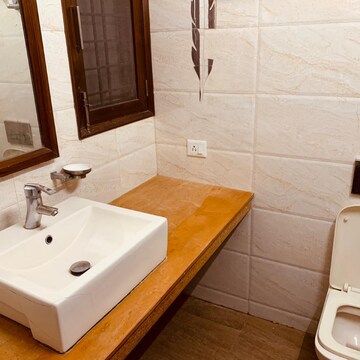 Bathroom in 2 BHK Builder Floor at Lajpat Nagar I – for Rent