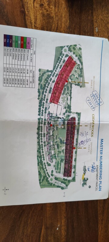 Master Plan in 3.5 BHK Apartment at Avalon Park At The Prestige City, Sarjapur Road – for Sale