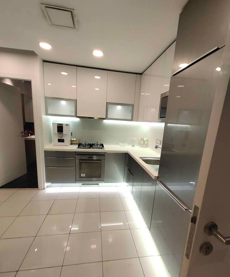 Kitchen, auralis-the-twins 3 Bedroom 1600 Sq.Ft. Apartment In Louis Wadi Thane 9614169