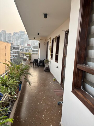Balcony in 4 BHK Builder Floor at Green Fields Colony – for Rent