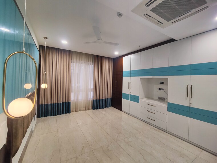 Kitchen, my-home-bhooja 4 Bedroom 4070 Sq.Ft. Apartment In Hi Tech City Hyderabad 9614928