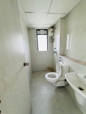 Bathroom in 1 BHK Apartment at Runwal Gardens Phase I, Dombivli East – for Sale