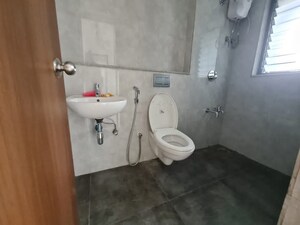 Bathroom in 2 BHK Apartment at Lodha Downtown, Dombivli East – for Rent