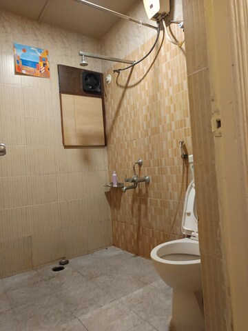 Bathroom in 2 BHK Apartment at Mittal Silver Crescent, Kharadi – for Rent