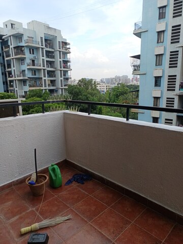 Balcony in 2 BHK Apartment at Mittal Silver Crescent, Kharadi – for Rent