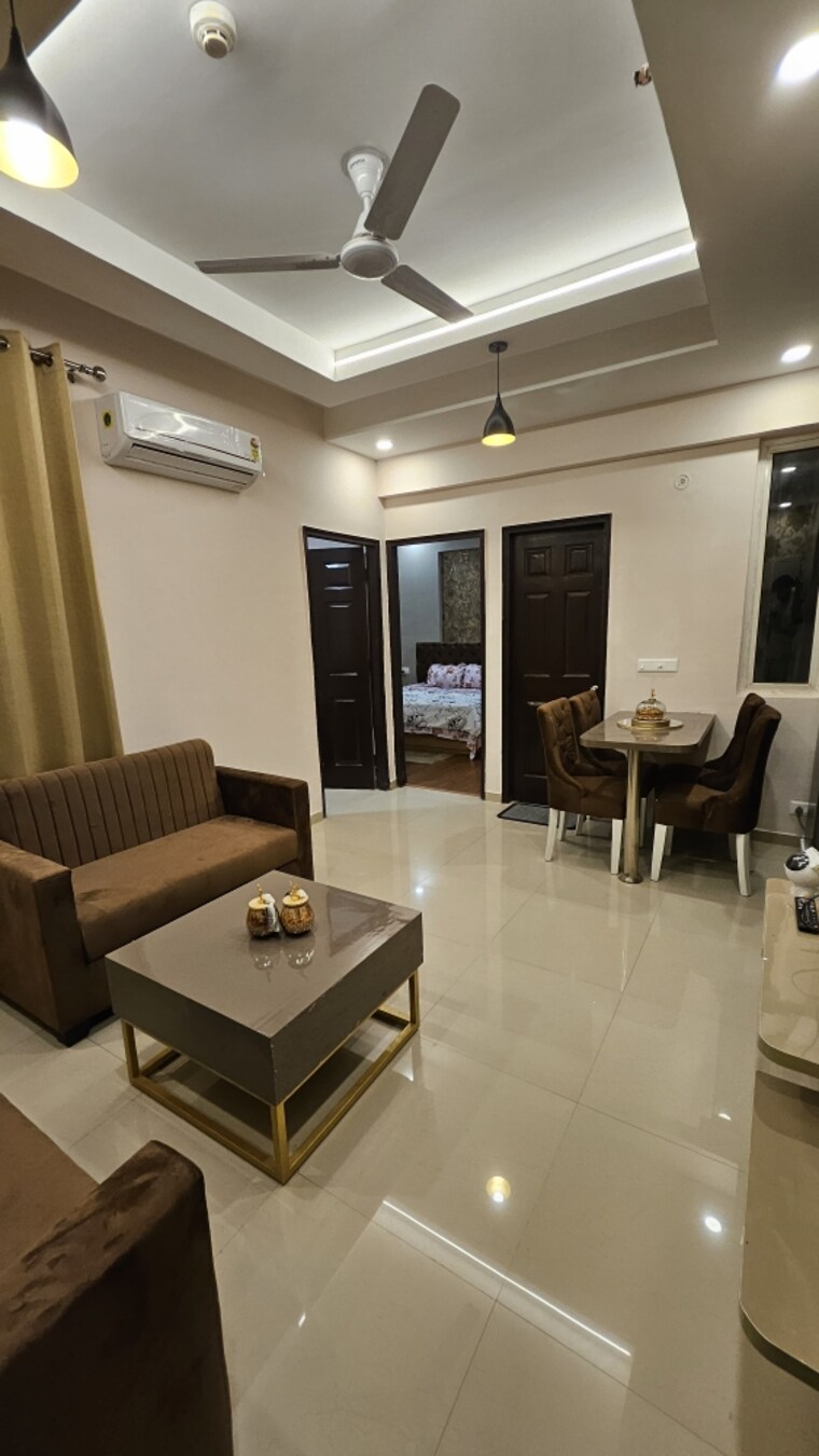 Living Room, prateek-grand-city 2 Bedroom 770 Sq.Ft. Apartment In Siddharth Vihar Ghaziabad 9615078