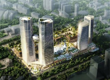  Co-working Space – Exterior View View at Bhutani Cyberthum, Sector 140a - for Sale