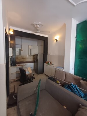 Living Room in 1 RK Builder Floor at Green Fields Colony – for Rent