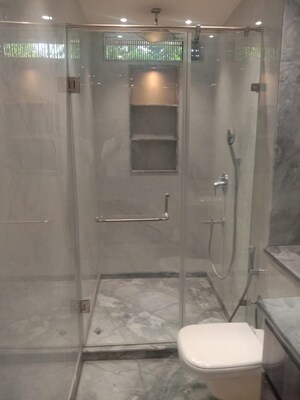 Bathroom in 3 BHK Apartment at Safdarjung Development Area – for Rent