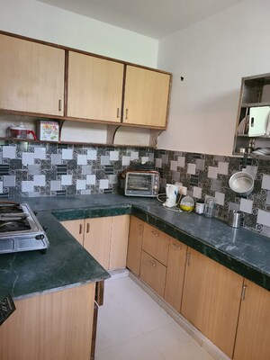 Kitchen in 3 BHK Builder Floor at Ansal Sushant Lok I, Sector 43 – for Rent