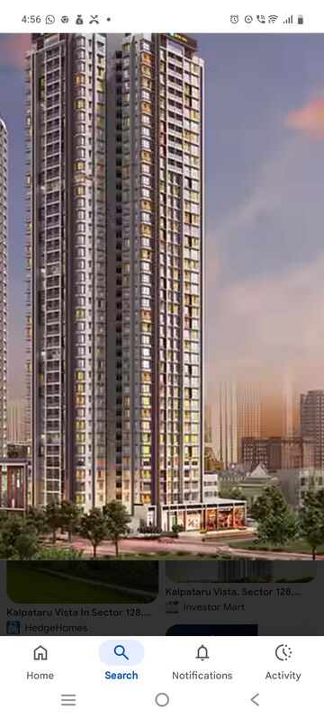 4 BHK Apartment – Exterior View View at Kalpataru Vista, Sector 128 - for Sale