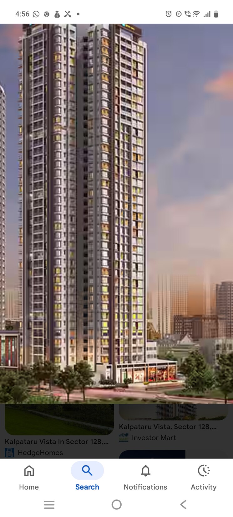 Exterior View, kalpataru-vista 4 Bedroom 3905 Sq.Ft. Apartment In Sector 128 Noida 9615259