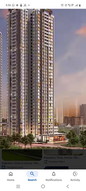 3 BHK Apartment – Exterior View View at Kalpataru Vista, Sector 128 - for Sale