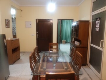 Living Room in 3 BHK Builder Floor at Ansal Sushant Lok I, Sector 43 – for Rent