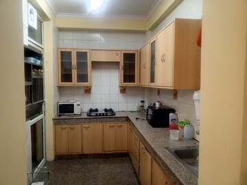 Kitchen in 3 BHK Builder Floor at Ansal Sushant Lok I, Sector 43 – for Rent