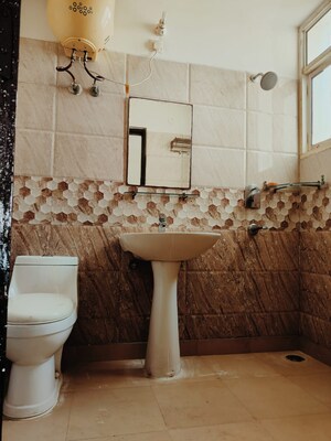 Bathroom in 2 BHK Apartment at N.H. Matcon Aero Homes, Ambala Highway – for Rent