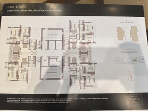 Master Plan in 3 BHK Apartment at Prestige Jasdan Classic, Mahalaxmi – for Rent