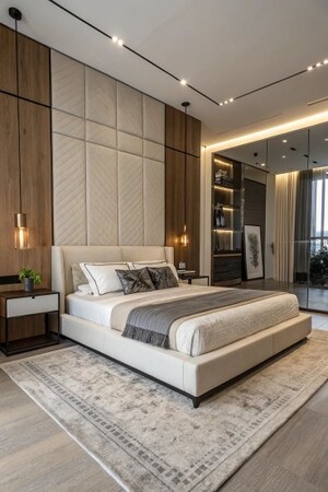 Bedroom in 3 BHK Apartment at Envyrons Vaastu Homes, Siddharth Vihar – for Sale