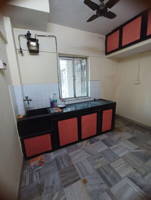 Kitchen in 1 BHK Apartment at Shree Shivdham CHS, Malad West – for Rent