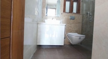 Bathroom in 3 BHK Builder Floor at Ansal Sushant Lok I, Sector 43 – for Rent