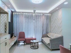 Living Room in 3 BHK Apartment at Jyoti Sukriti, Goregaon East – for Rent