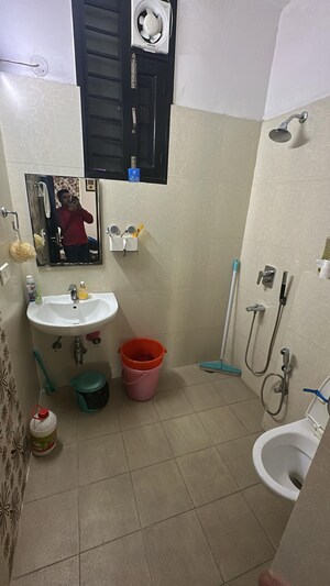 Bathroom in 3 BHK Builder Floor at Sector 23a – for Rent