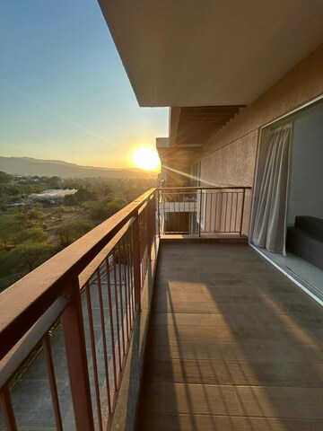 Balcony in 3 BHK Apartment at K Raheja Hillside Viva, Pirangut – for Sale