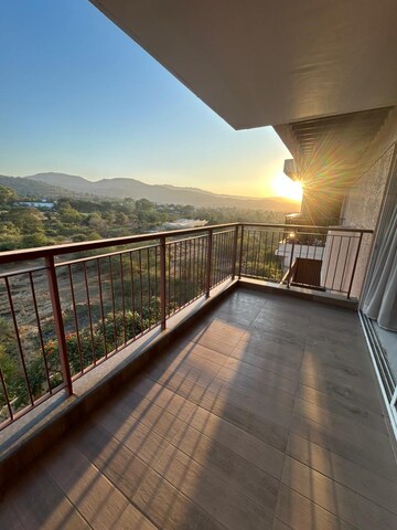 Balcony in 3 BHK Apartment at K Raheja Hillside Viva, Pirangut – for Sale