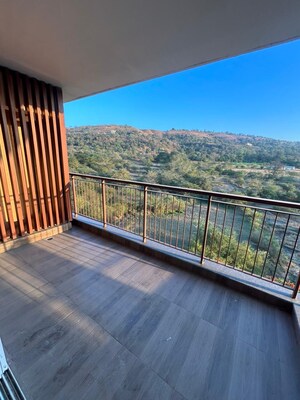 Balcony in 3 BHK Apartment at K Raheja Hillside Viva, Pirangut – for Sale