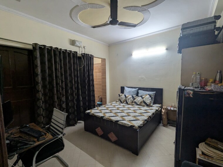 Bedroom, rwa-residential-society-sector-46 1 RK 420 Sq.Ft. Builder Floor In Sector 46 Gurgaon 9615848