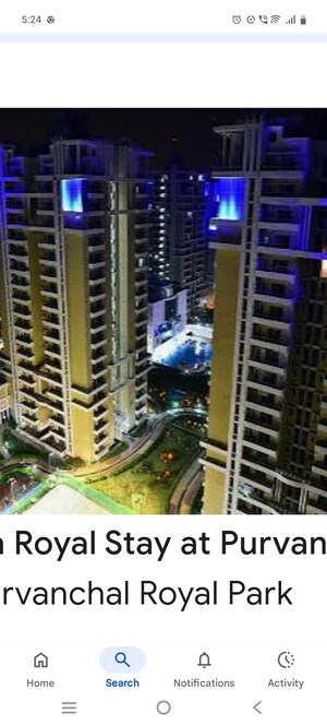 4 BHK Penthouse For Rent in Purvanchal Royal Park, Sector 137