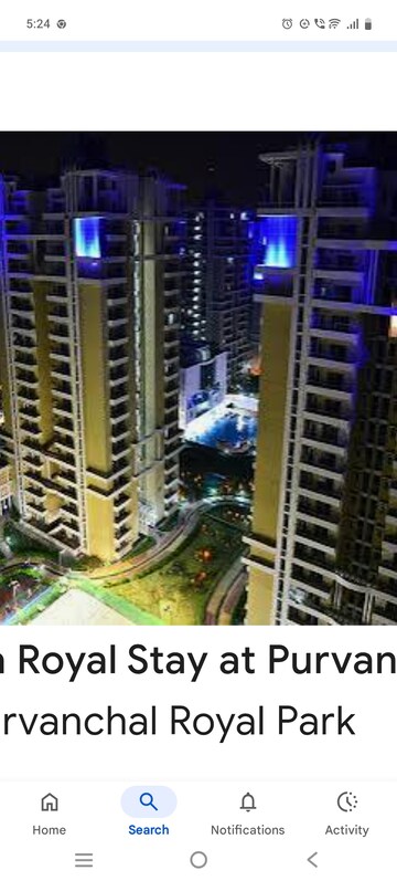 4 BHK Penthouse For Rent in Purvanchal Royal Park, Sector 137